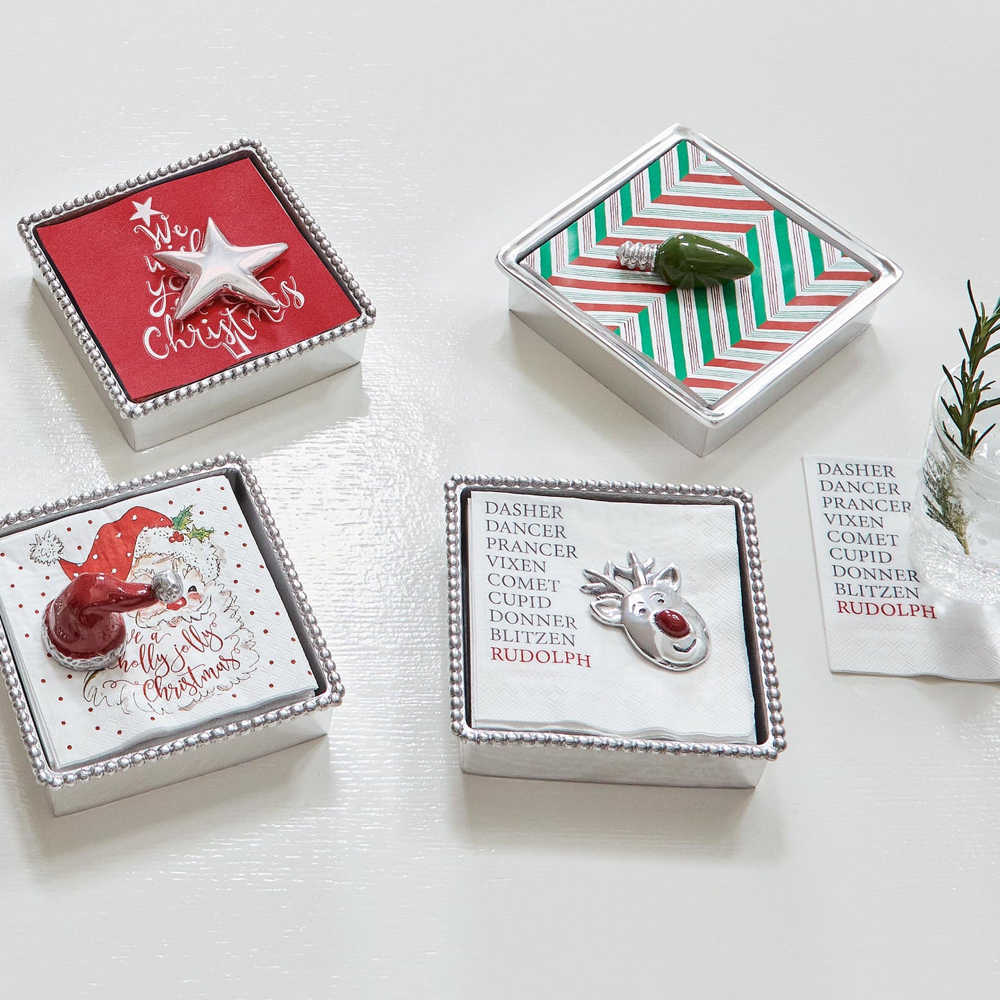 Red Santa Hat Napkin Weight