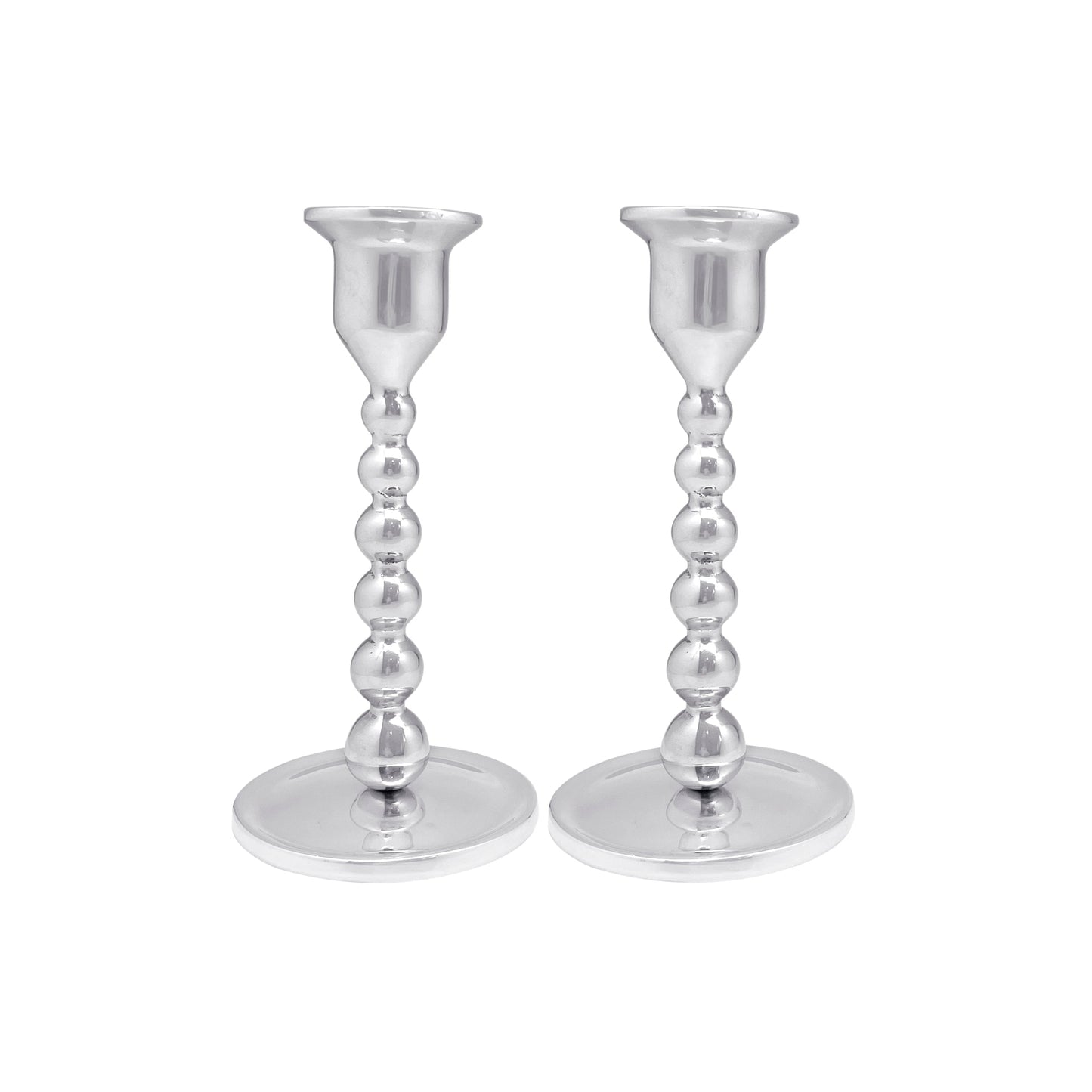 Pearled Small Candlestick Set