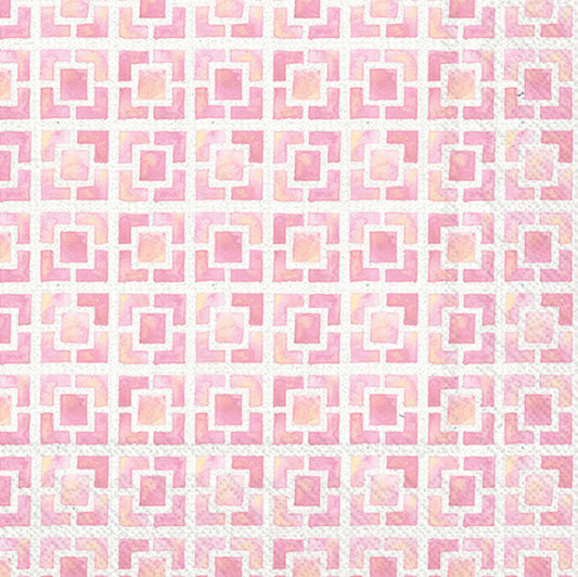 Flamingo Fever Tile Cocktail Napkin By Boston International