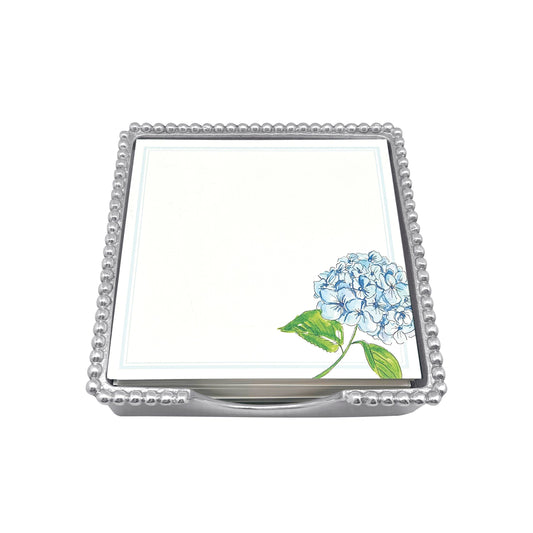 Hydrangea Beaded Note Pad Set
