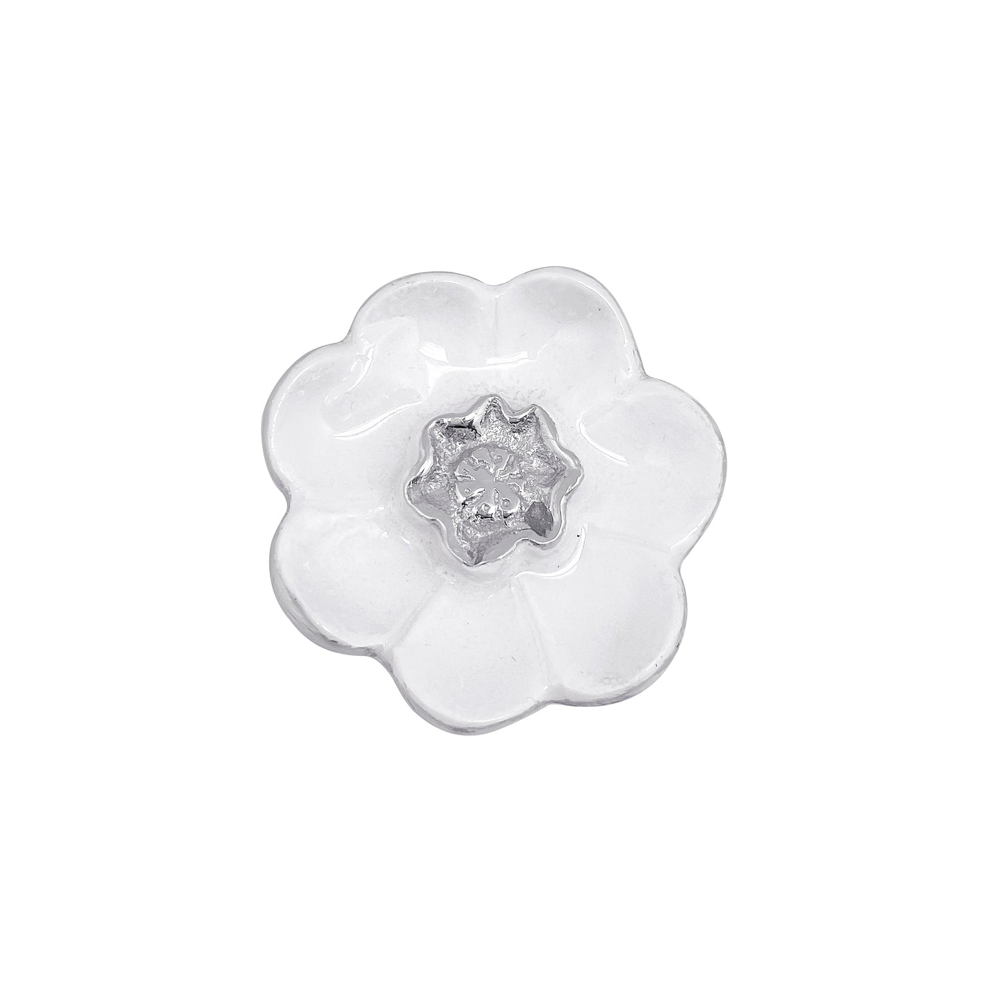 White Flower Napkin Weight