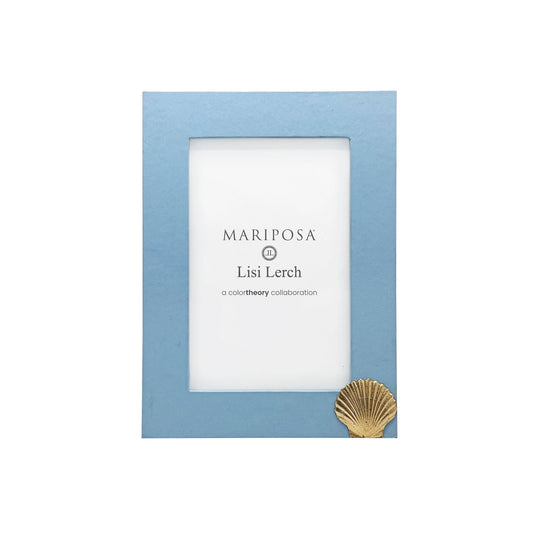 Scallop Periwinkle 4x6 Frame