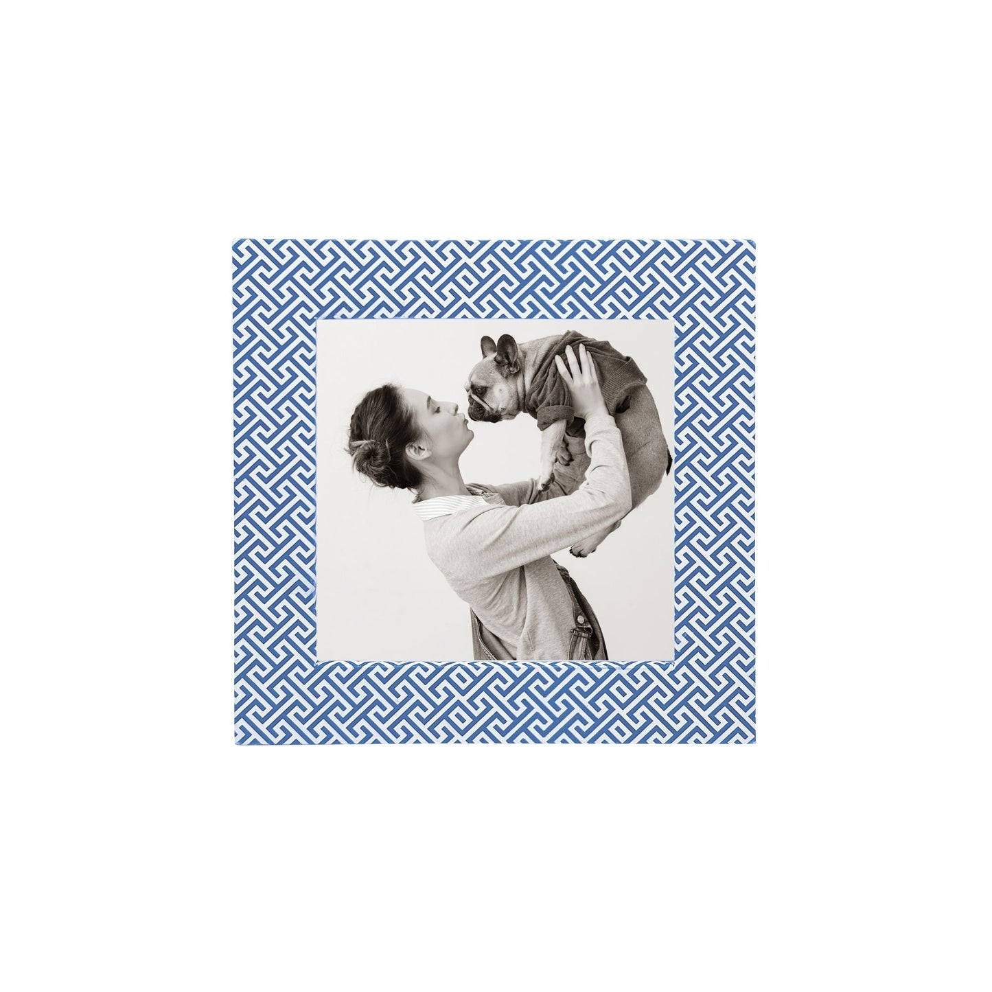 Double Sided Fretwork and Denim Blue 4x4 Frame