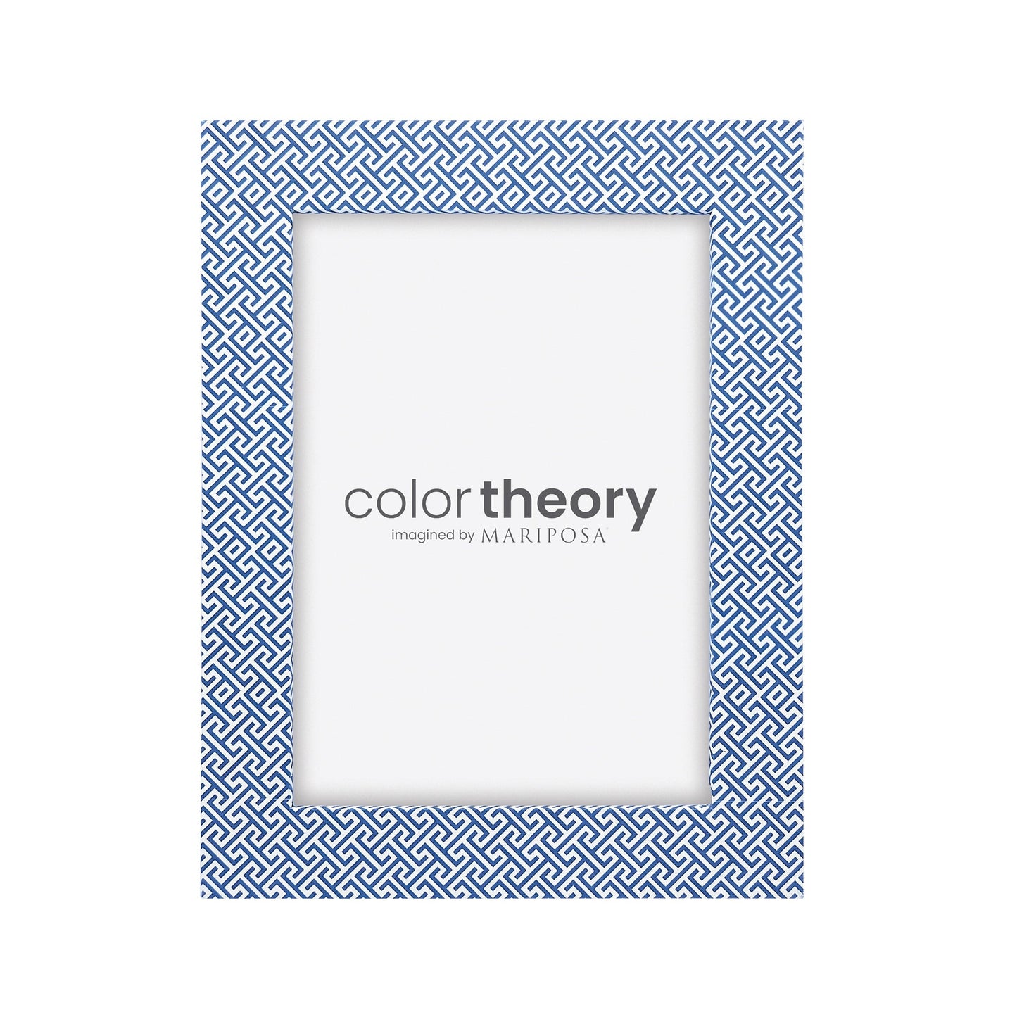 Double Sided Fretwork and Denim Blue 5x7 Frame