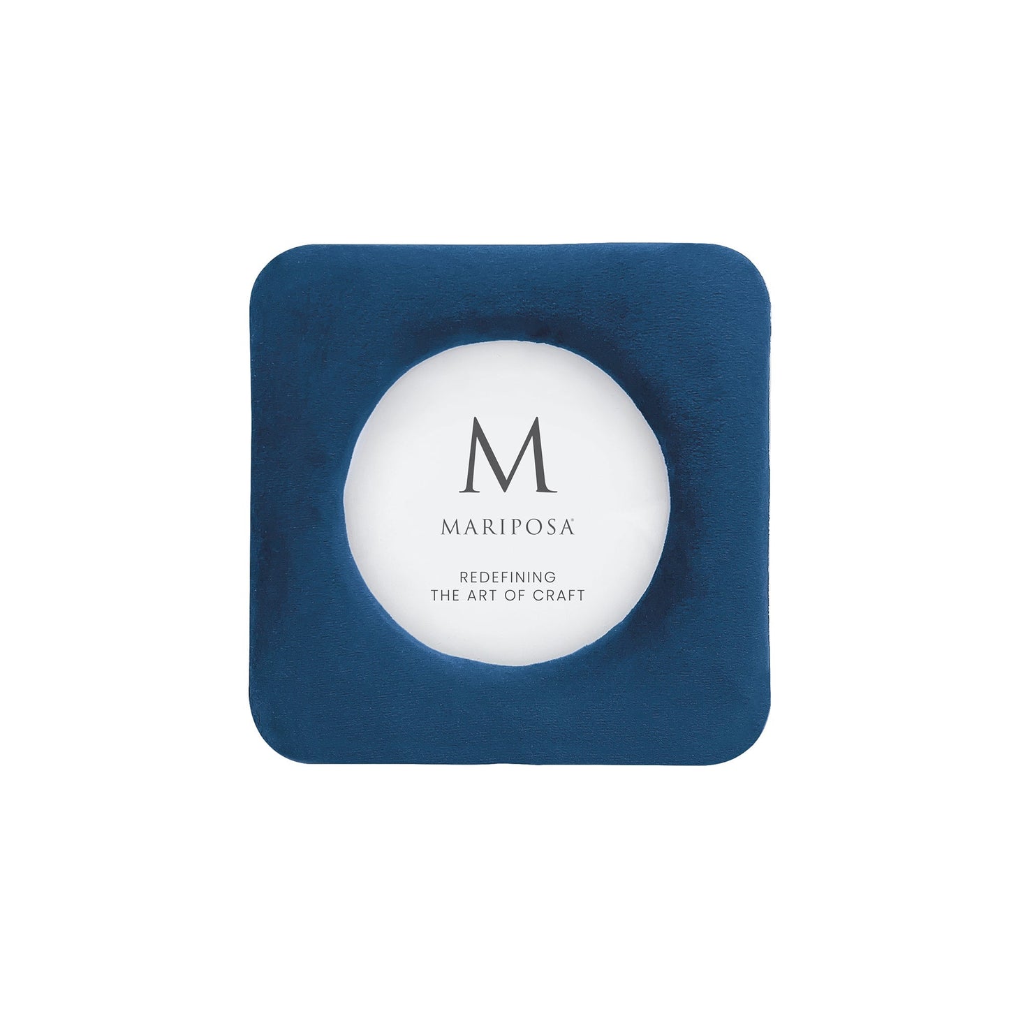 Lola Indigo Velvet Round 4x4 Frame
