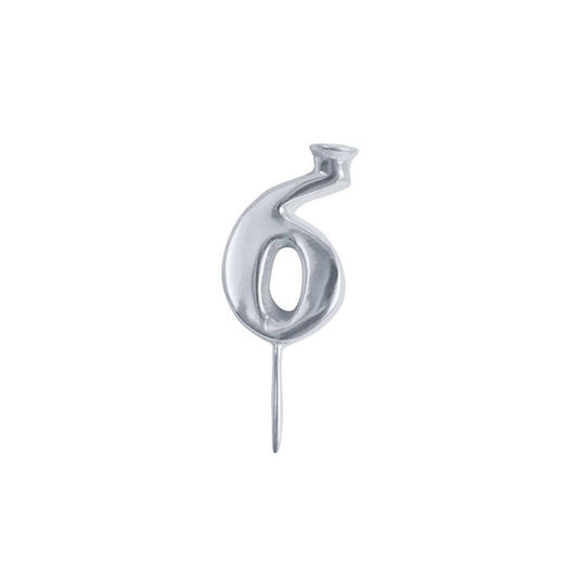 Number Candle Holder - Number 6