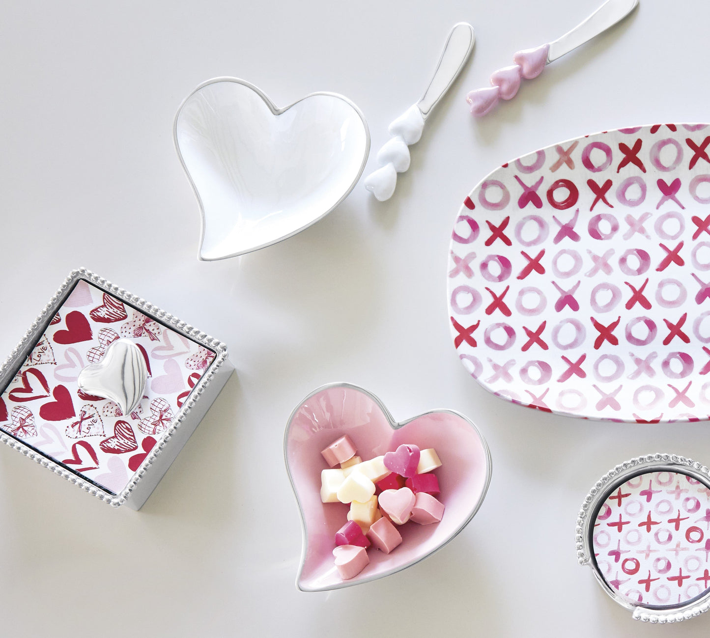 White Small Heart Bowl
