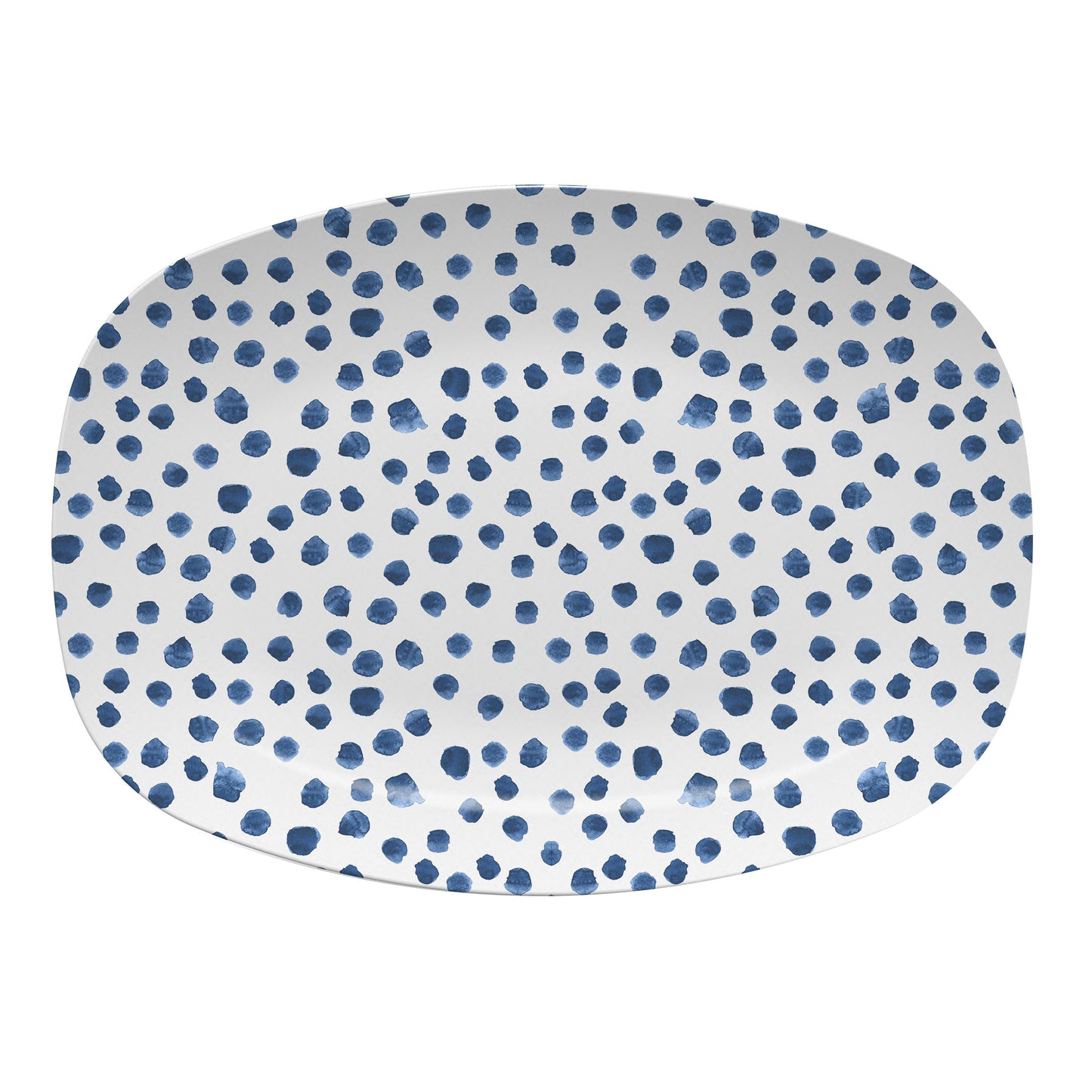 Blue Dotty Platter